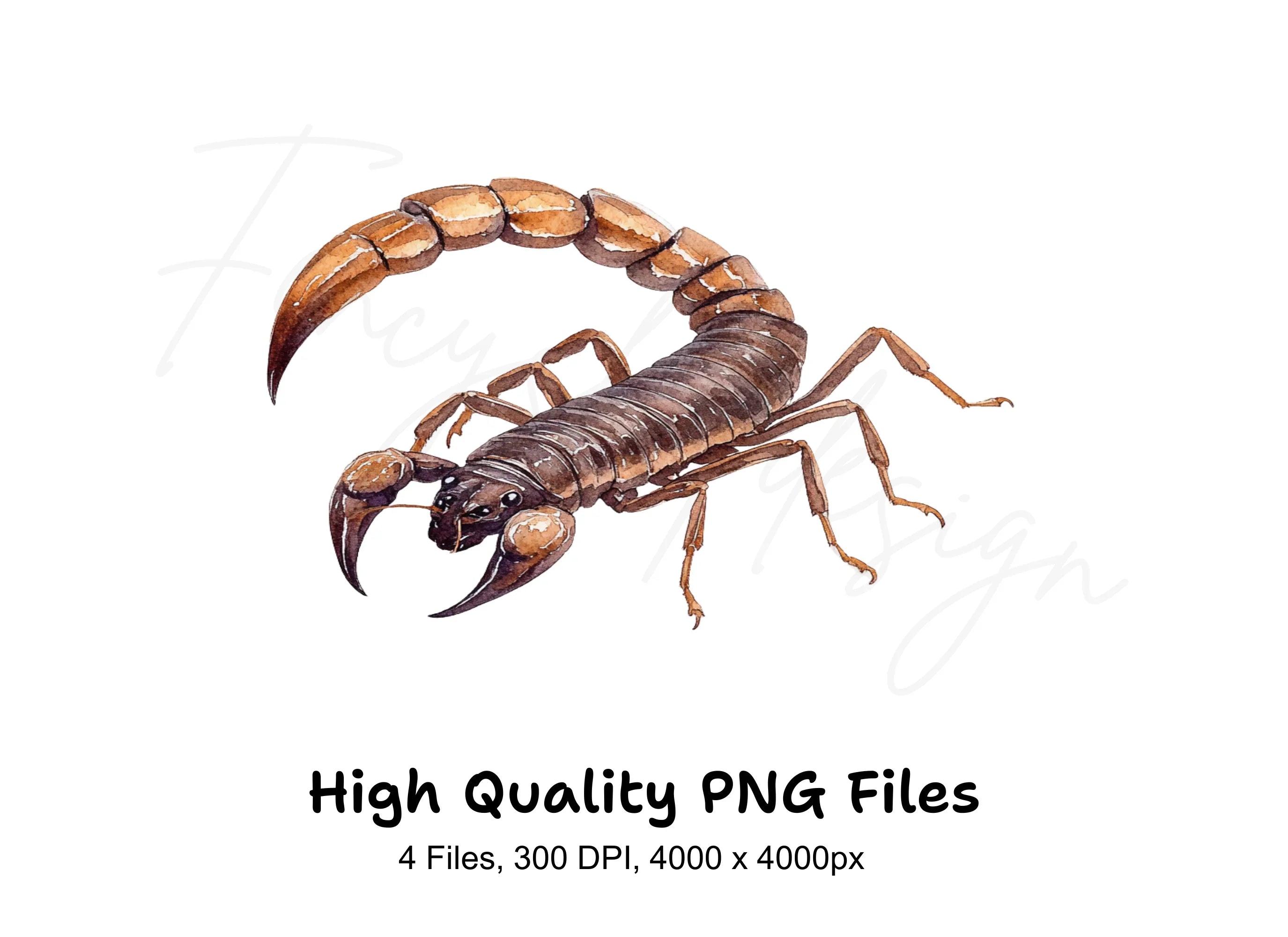 Scorpion Clipart Bundle