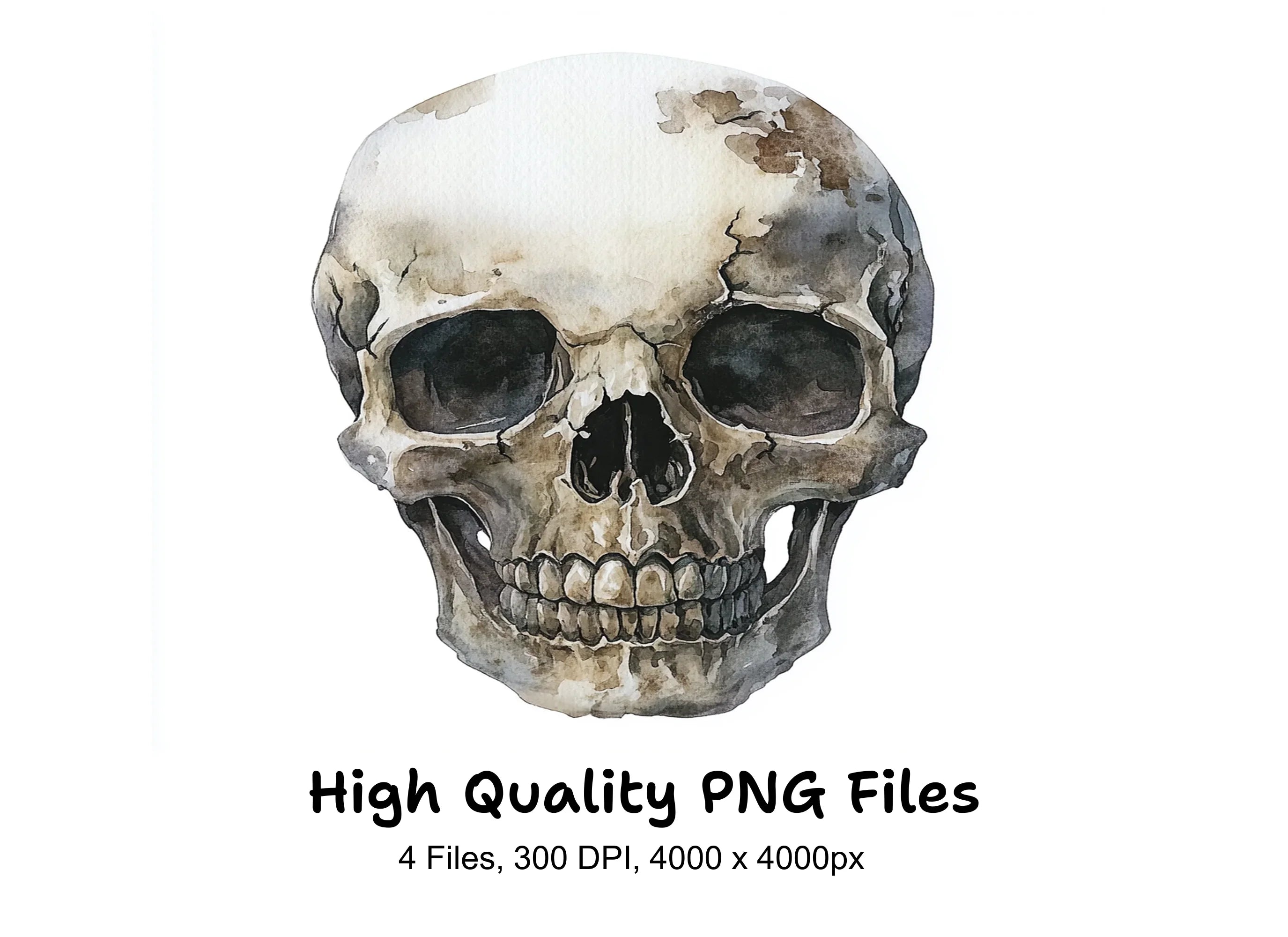 Skull Clipart Bundle