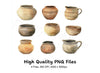Ancient Pottery Clipart Bundle