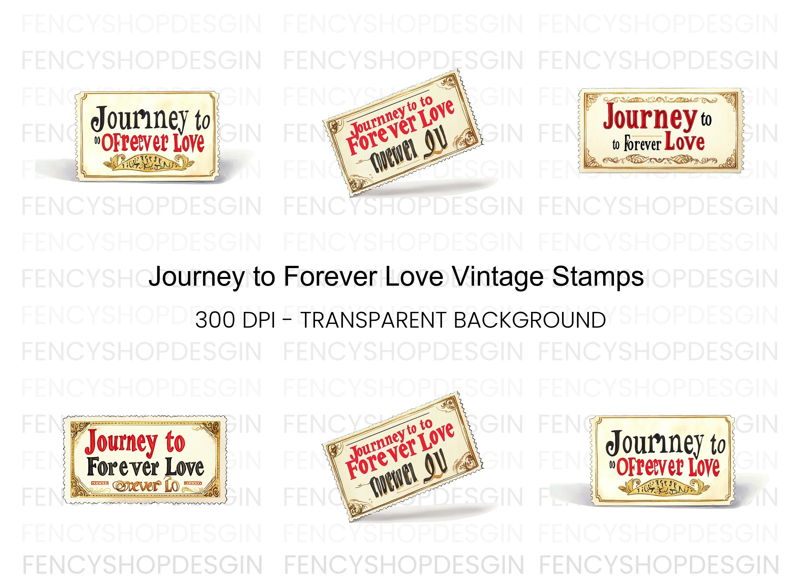 Journey to Forever Love Clipart Bundle