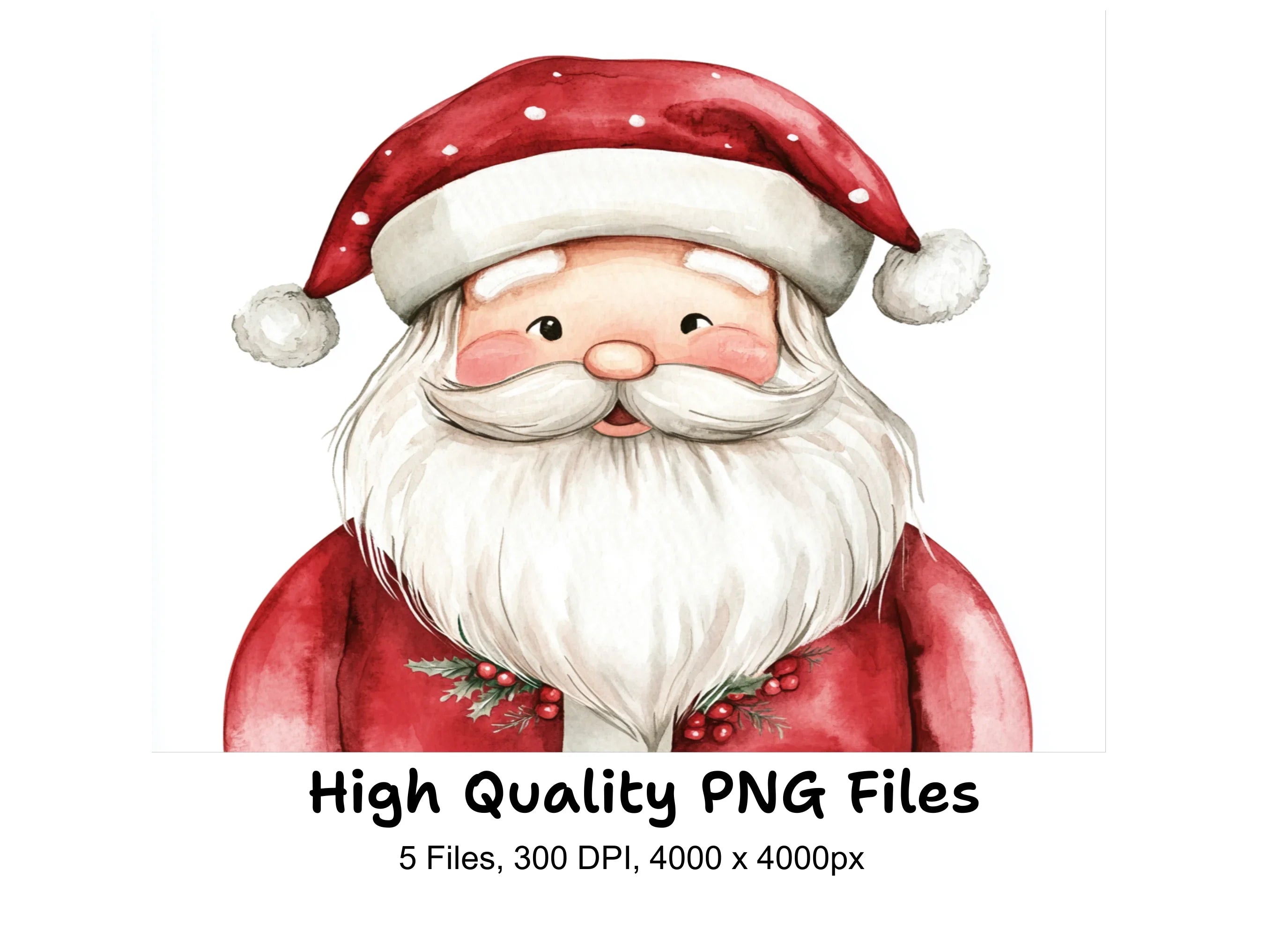 Santa Claus Clipart Bundle