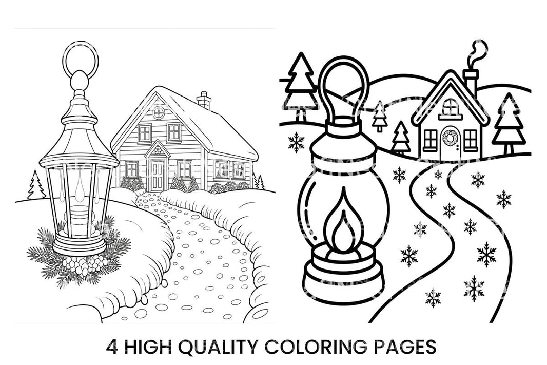 Winter Coloring Books