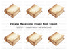 Aged Book Clipart Bundle