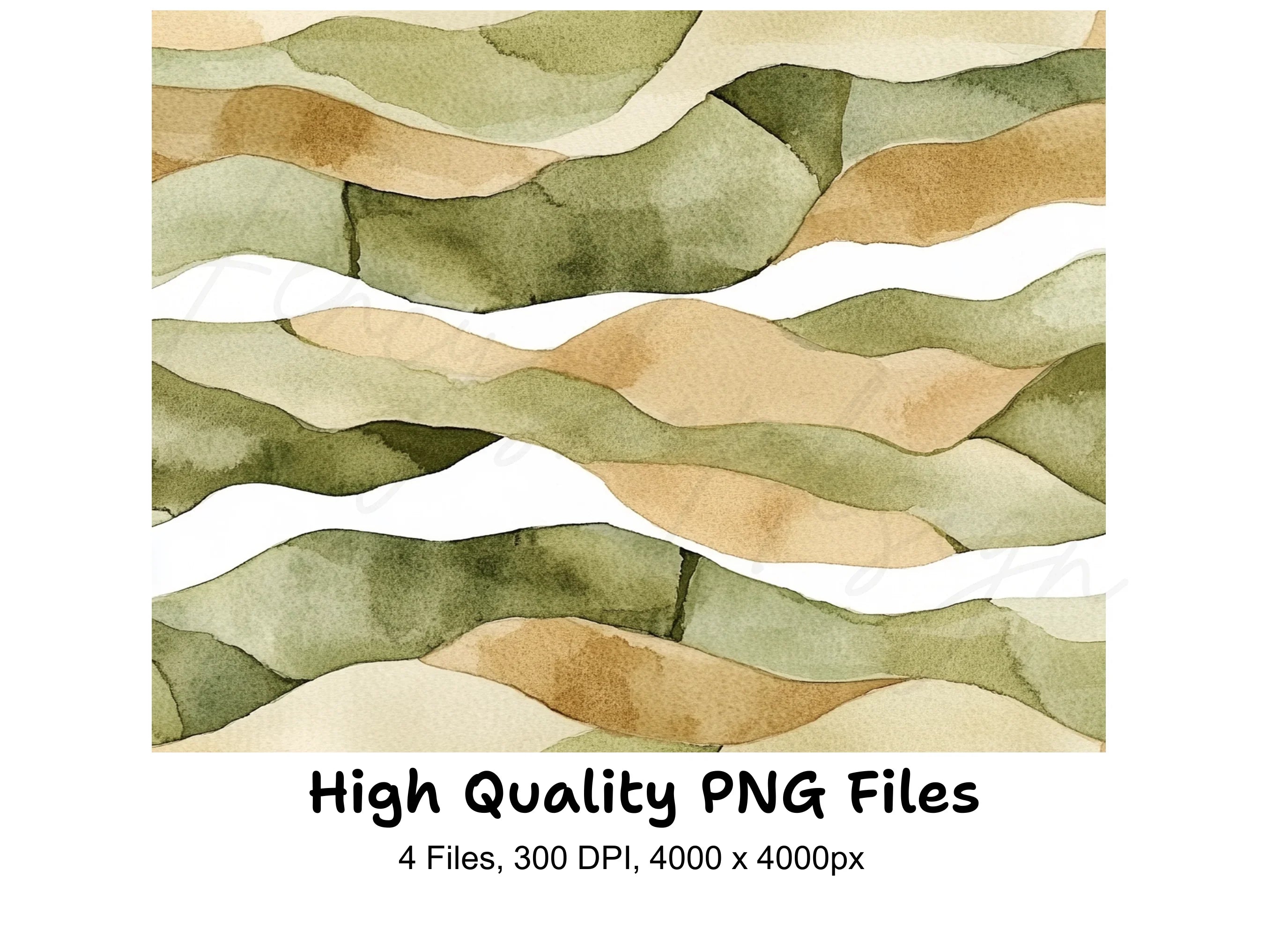 Camouflage Pattern Clipart Bundle