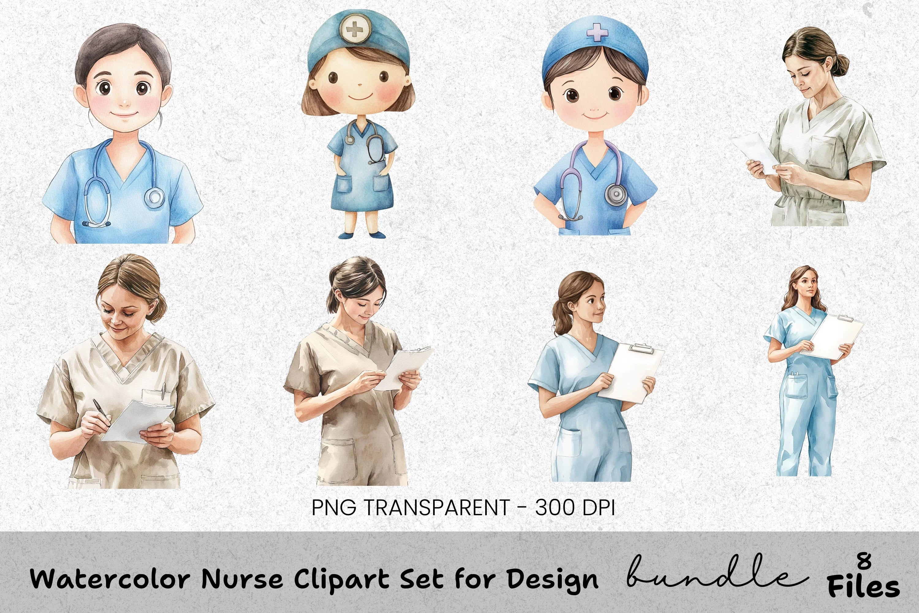 Nurse Clipart Bundle