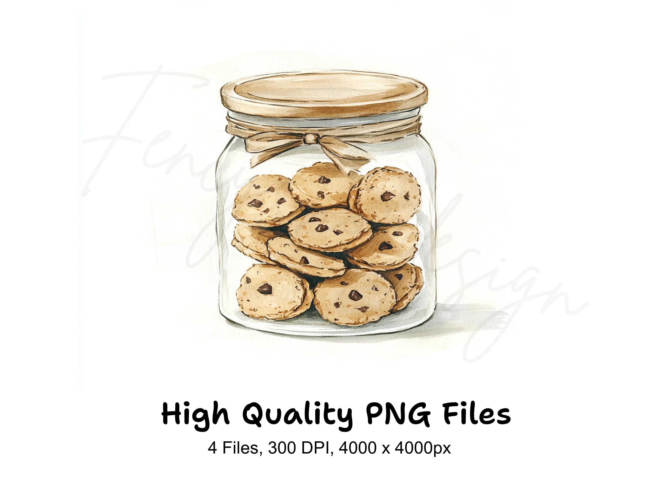 Cookies in Jars Clipart Bundle