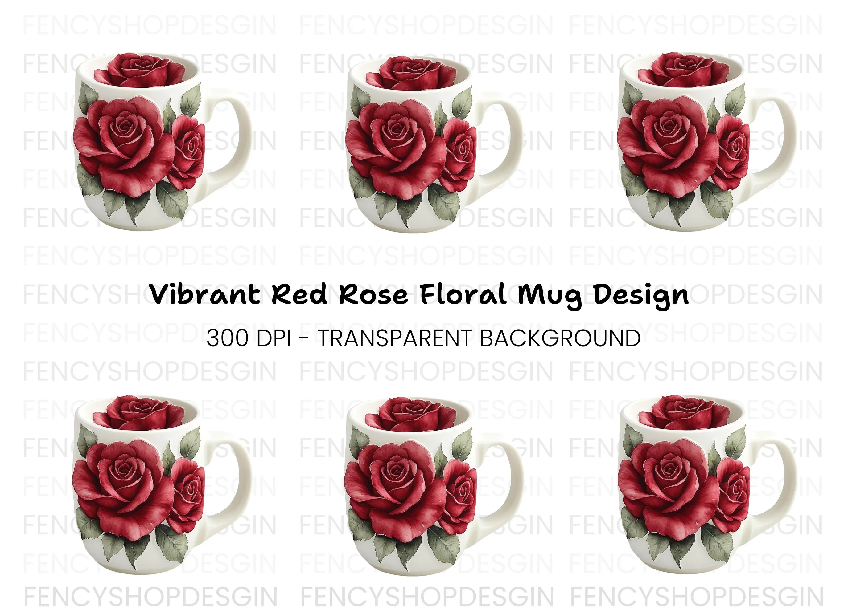 Elegant Rose Clipart Bundle
