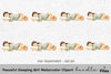 Peaceful Sleeping Girl Clipart Bundle
