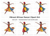 African Dancers Clipart Bundle