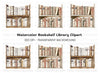 Bookshelf Clipart Bundle