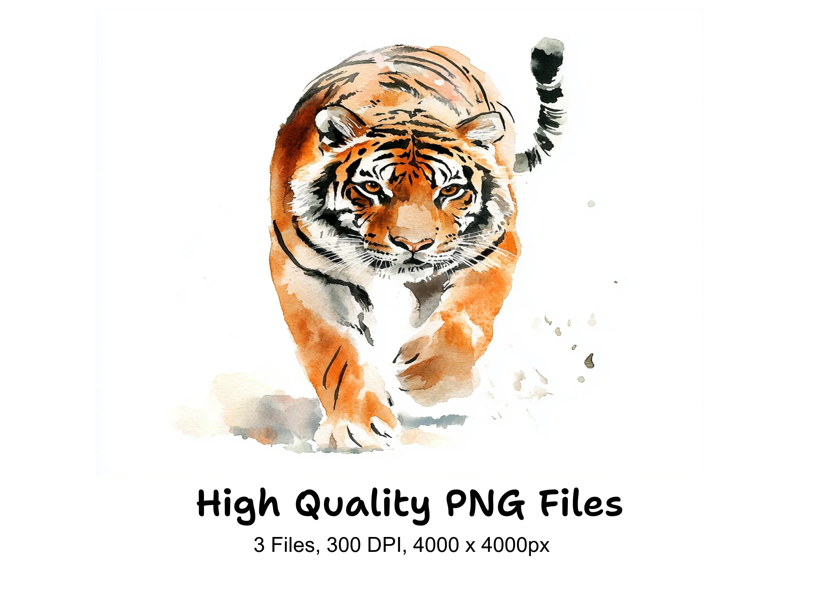 Tiger Clipart Bundle