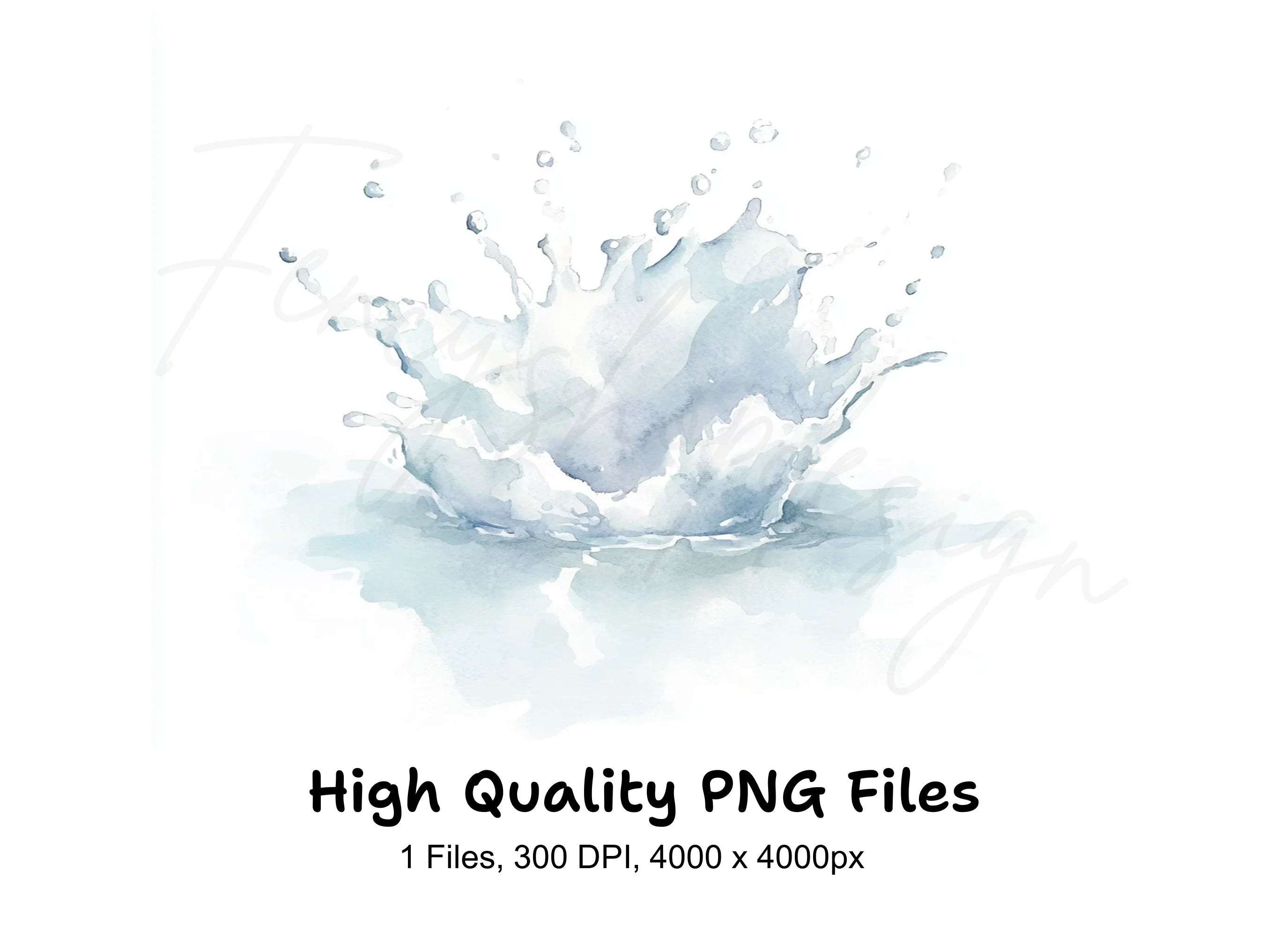 Water Splash Clipart Bundle