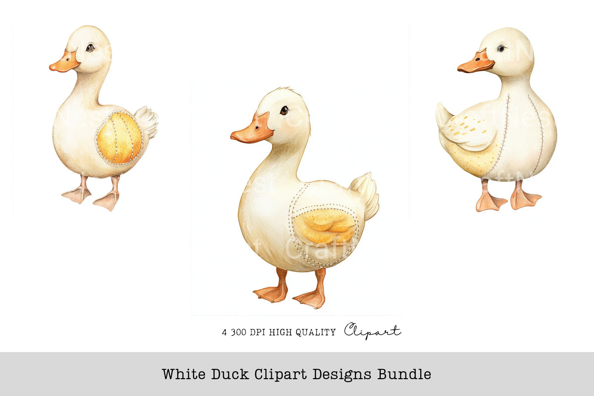 White Duck Designs Clipart Bundle