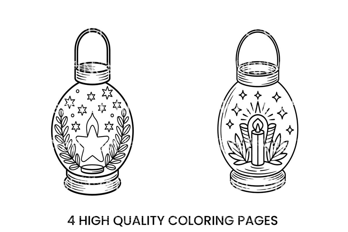 Lantern and Planner Coloring Books Coloring Books