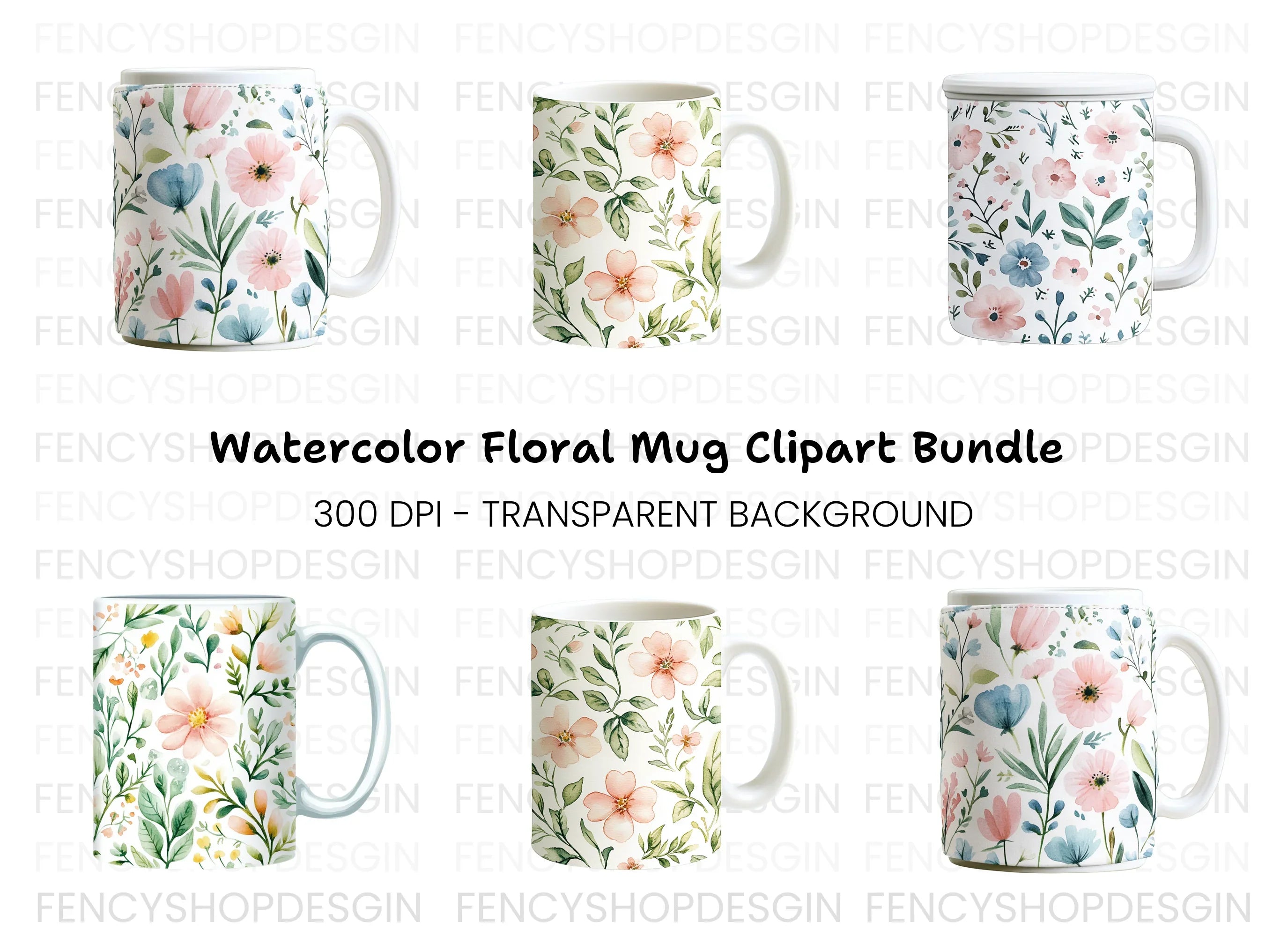 Floral Clipart Bundle