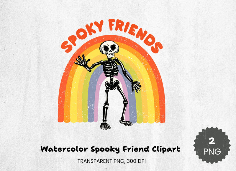Spooky Friend Clipart Bundle - CraftNest - Digital Crafting and Art