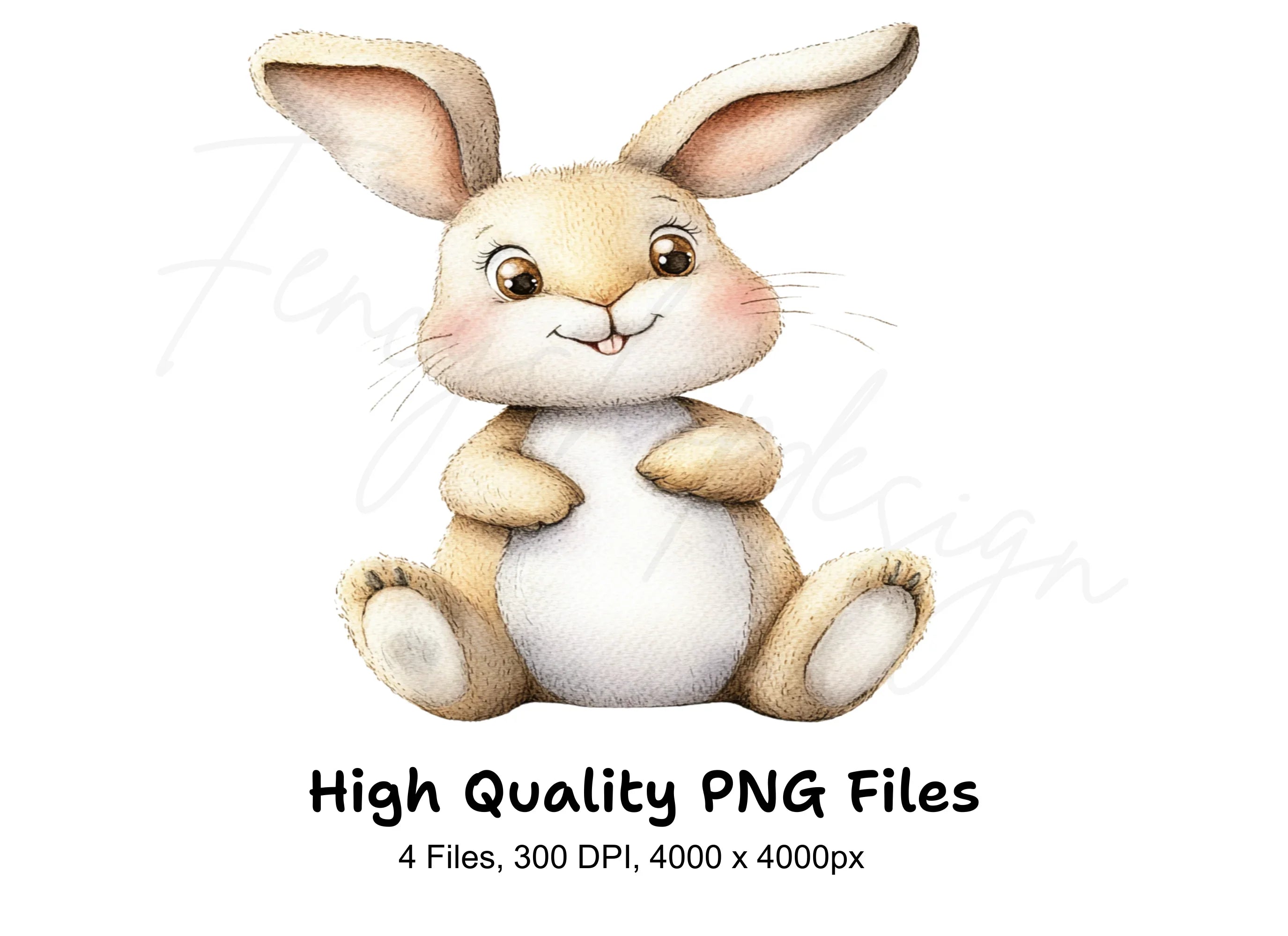 Adorable Bunny Clipart Bundle
