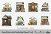 Cozy Bookshop Clipart Bundle