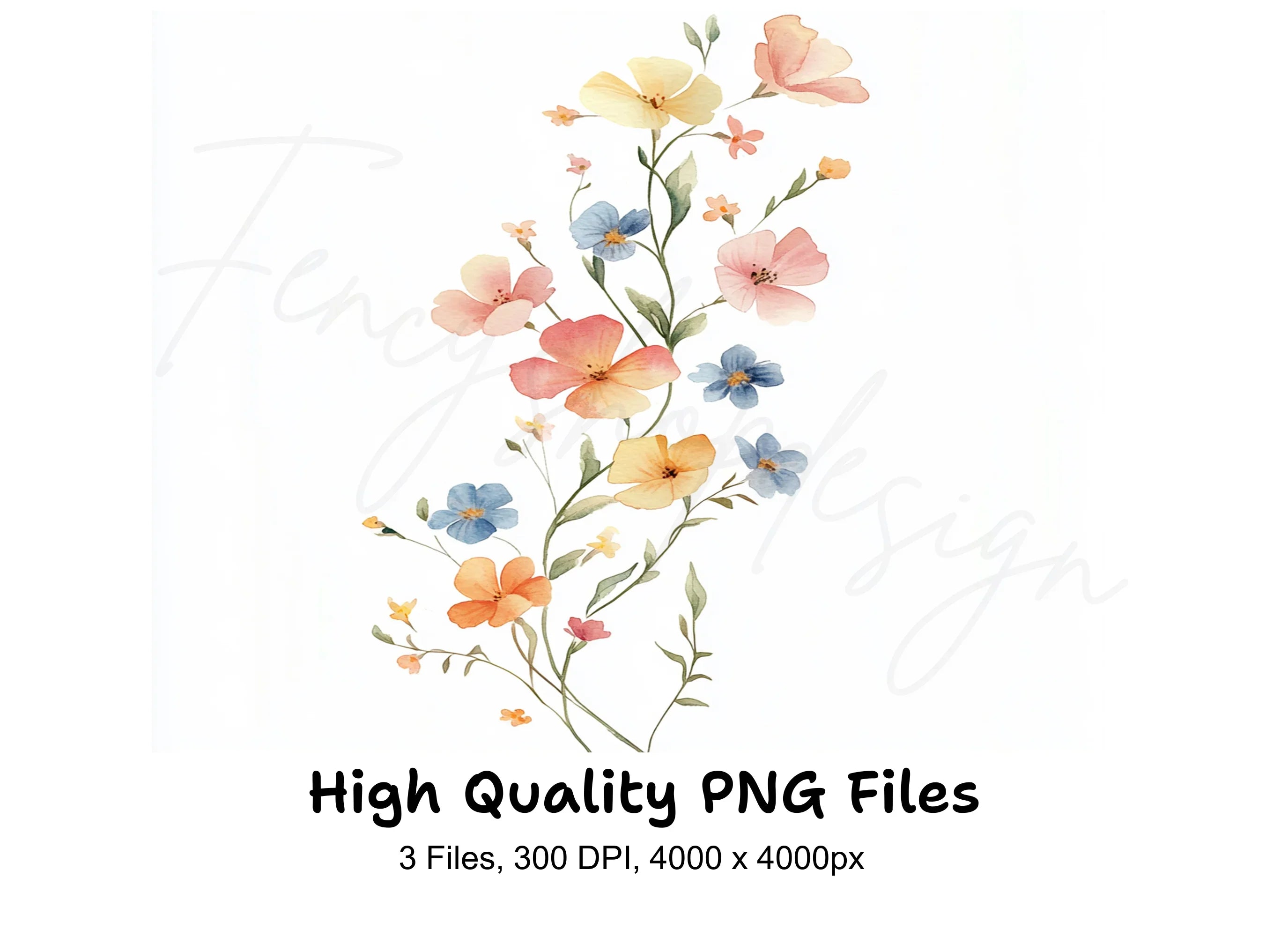 Floral Arrangements Clipart Bundle