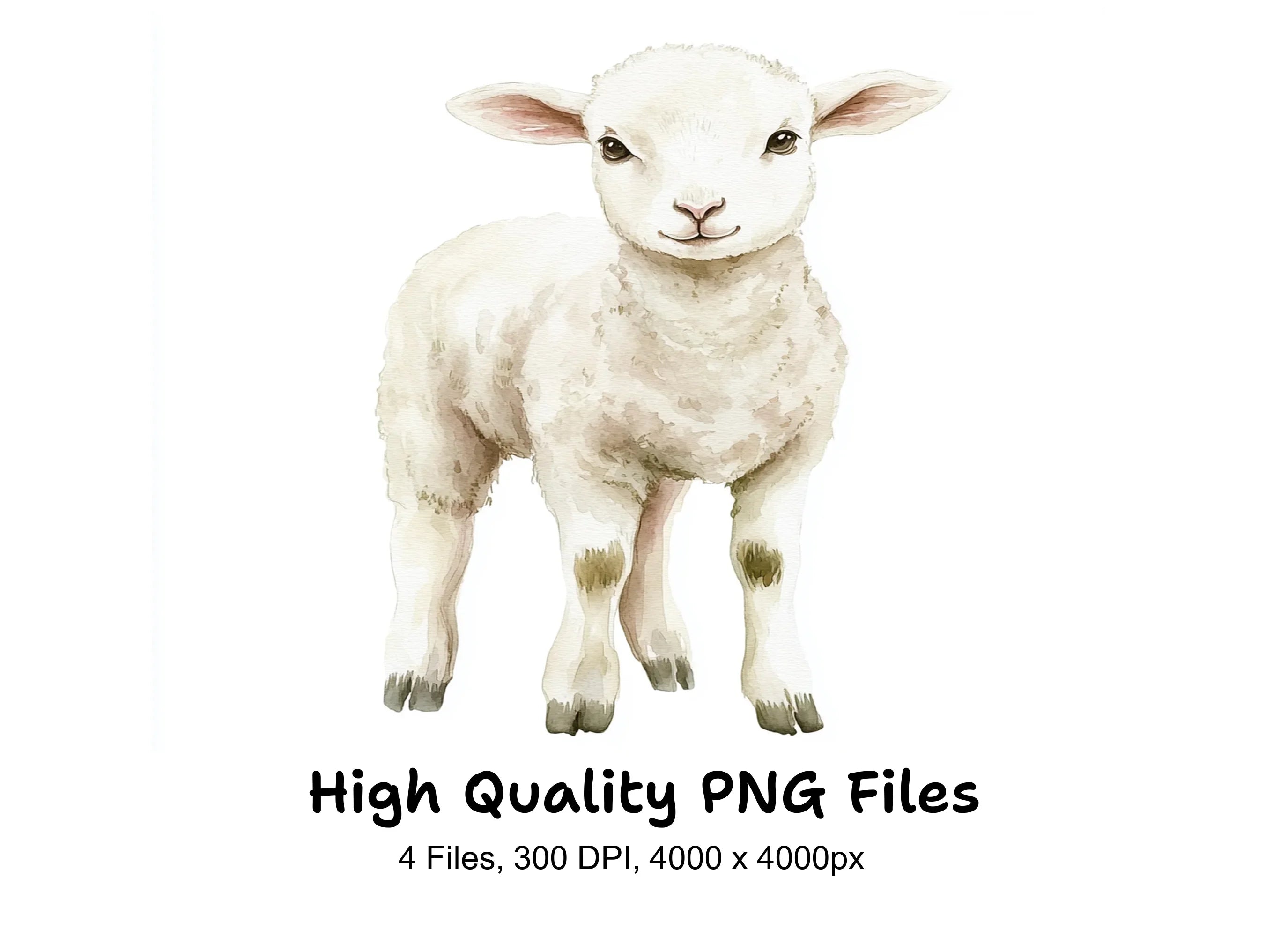 Lamb Clipart Bundle
