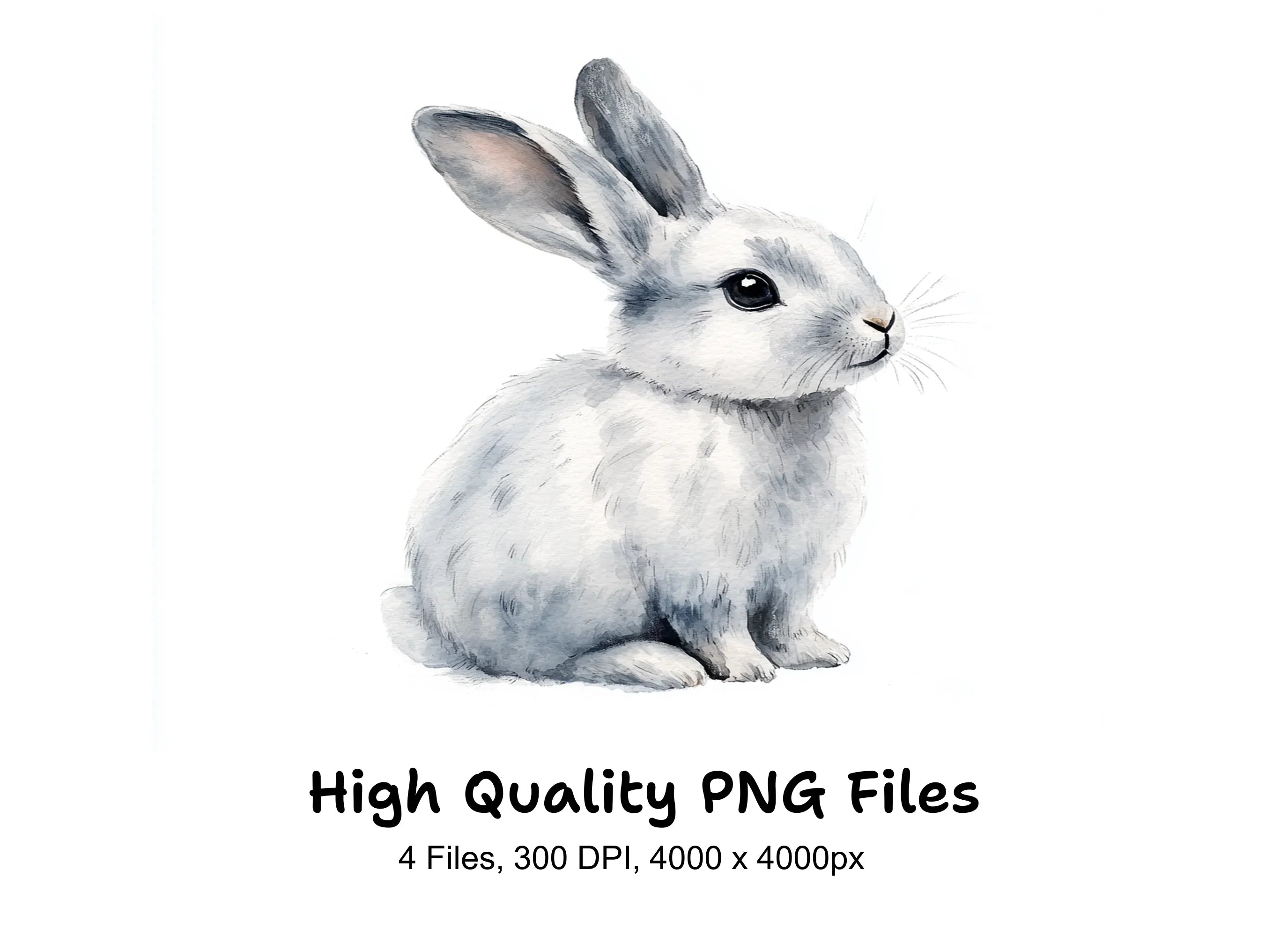 Charming Baby Bunny Clipart Bundle