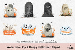 Rip & Happy Halloween Clipart Bundle - CraftNest - Digital Crafting and Art