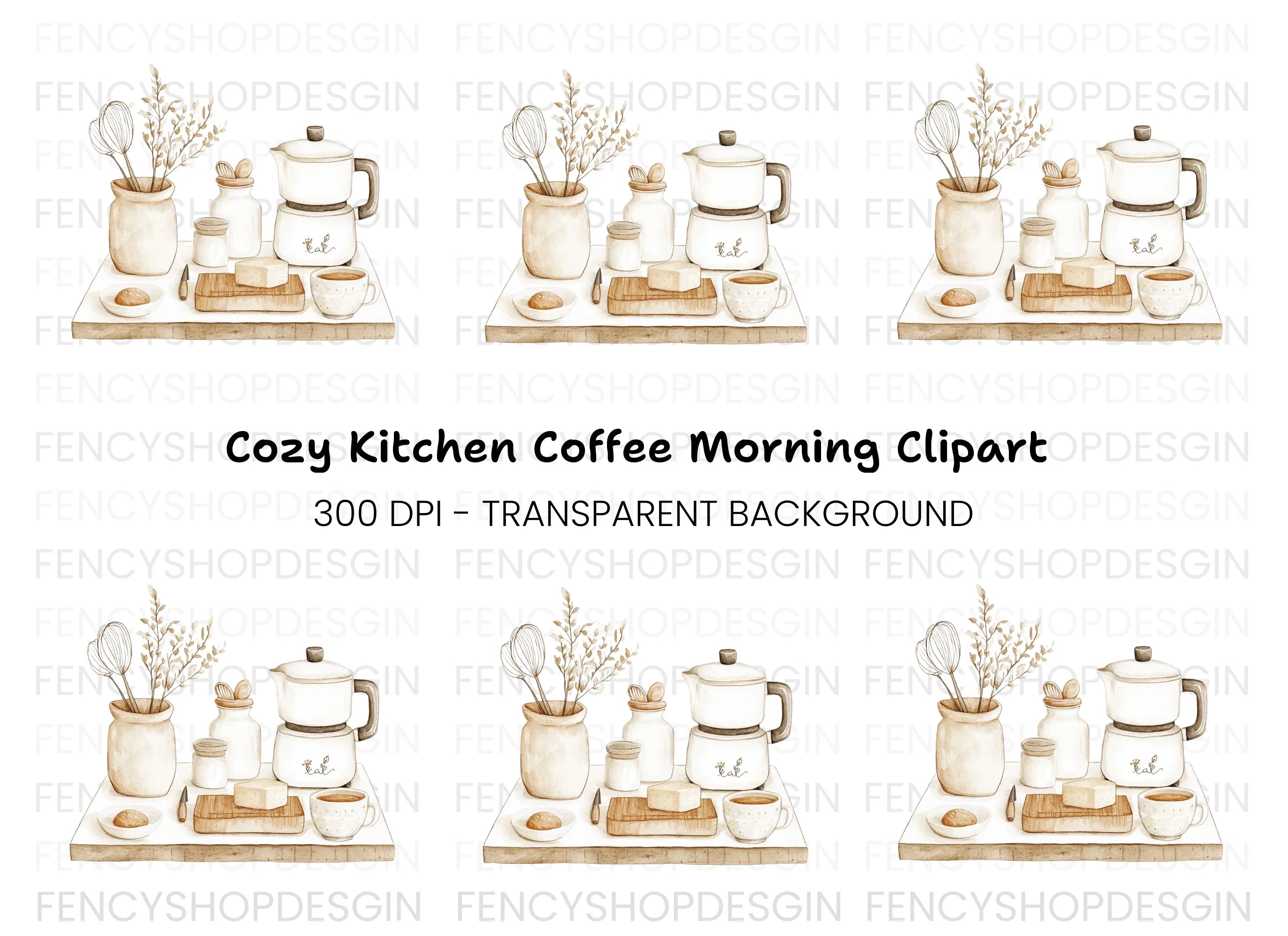 Kitchen Utensils Clipart Bundle