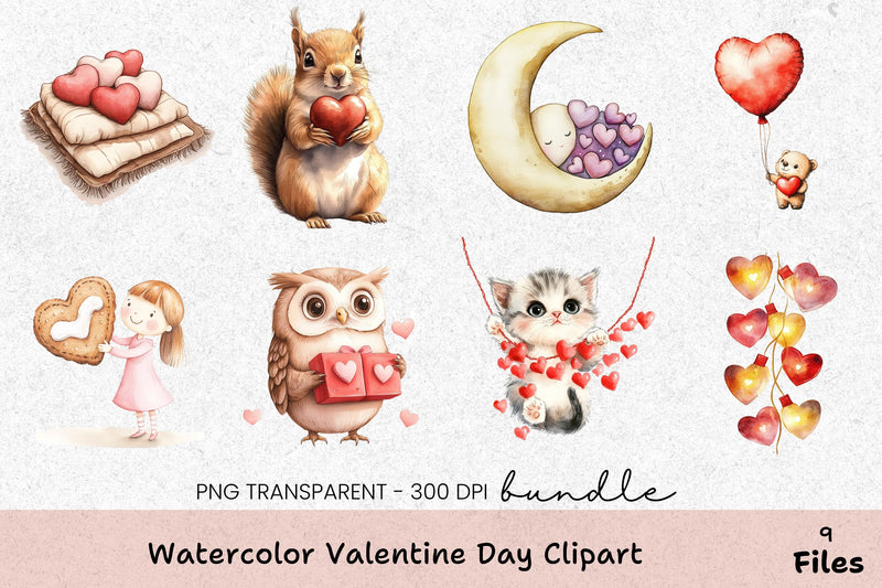 Valentine's Day Clipart Bundle - CraftNest - Digital Crafting and Art
