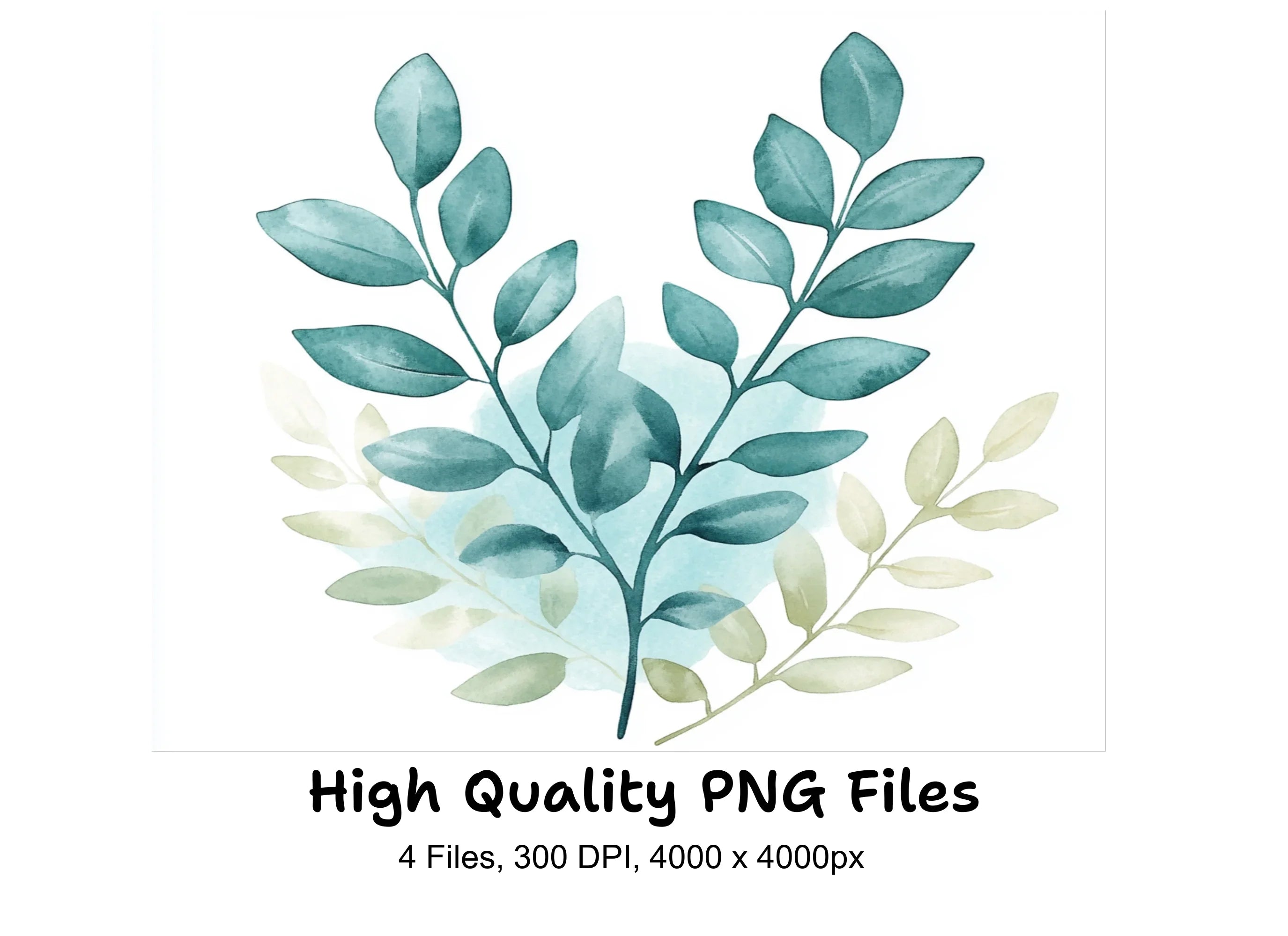 Greenery Clipart Bundle