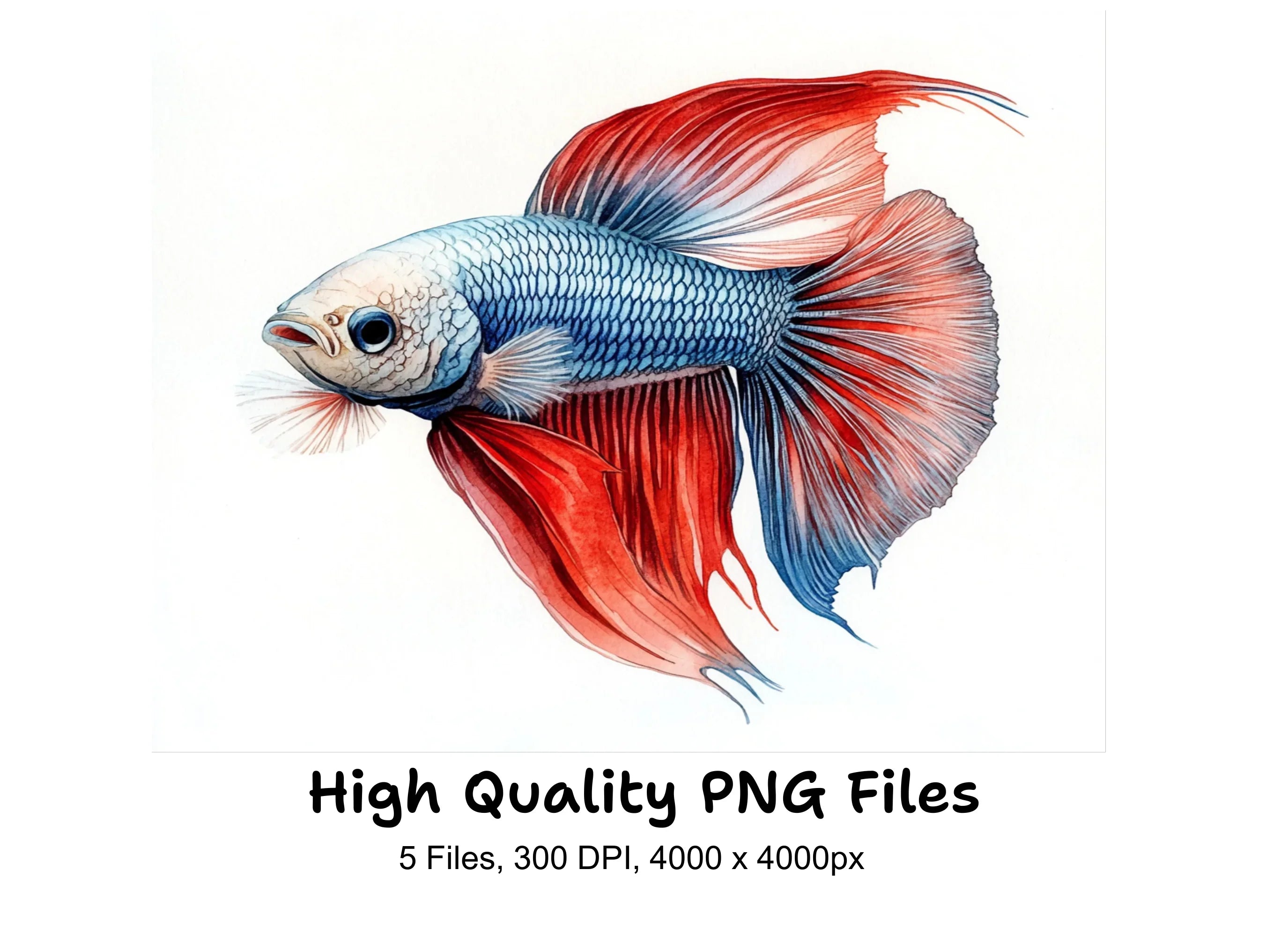 Stunning Betta Fish Clipart Bundle