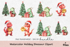 Holiday Dinosaur Clipart Bundle
