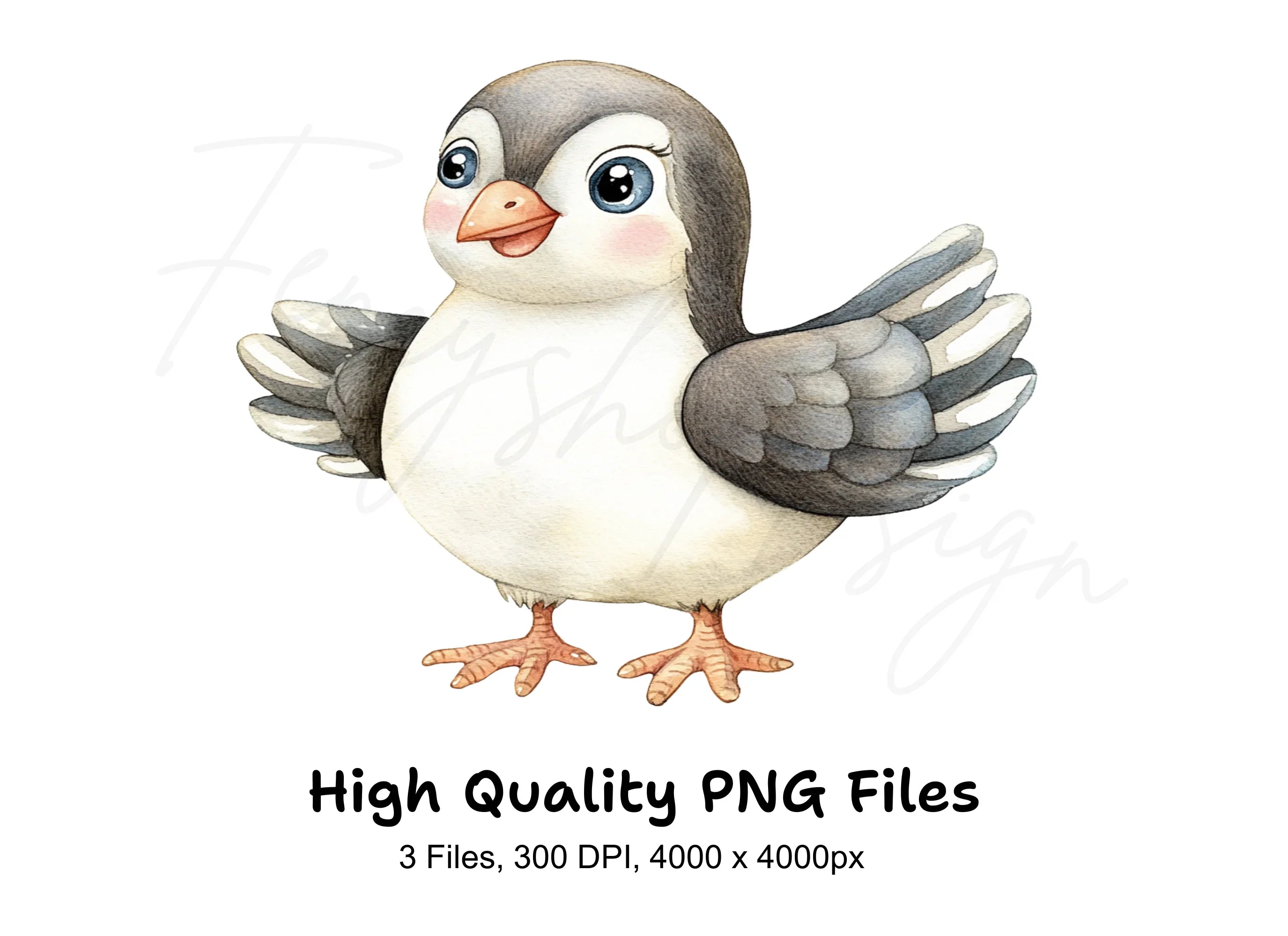 Charming Baby Bird Clipart Bundle