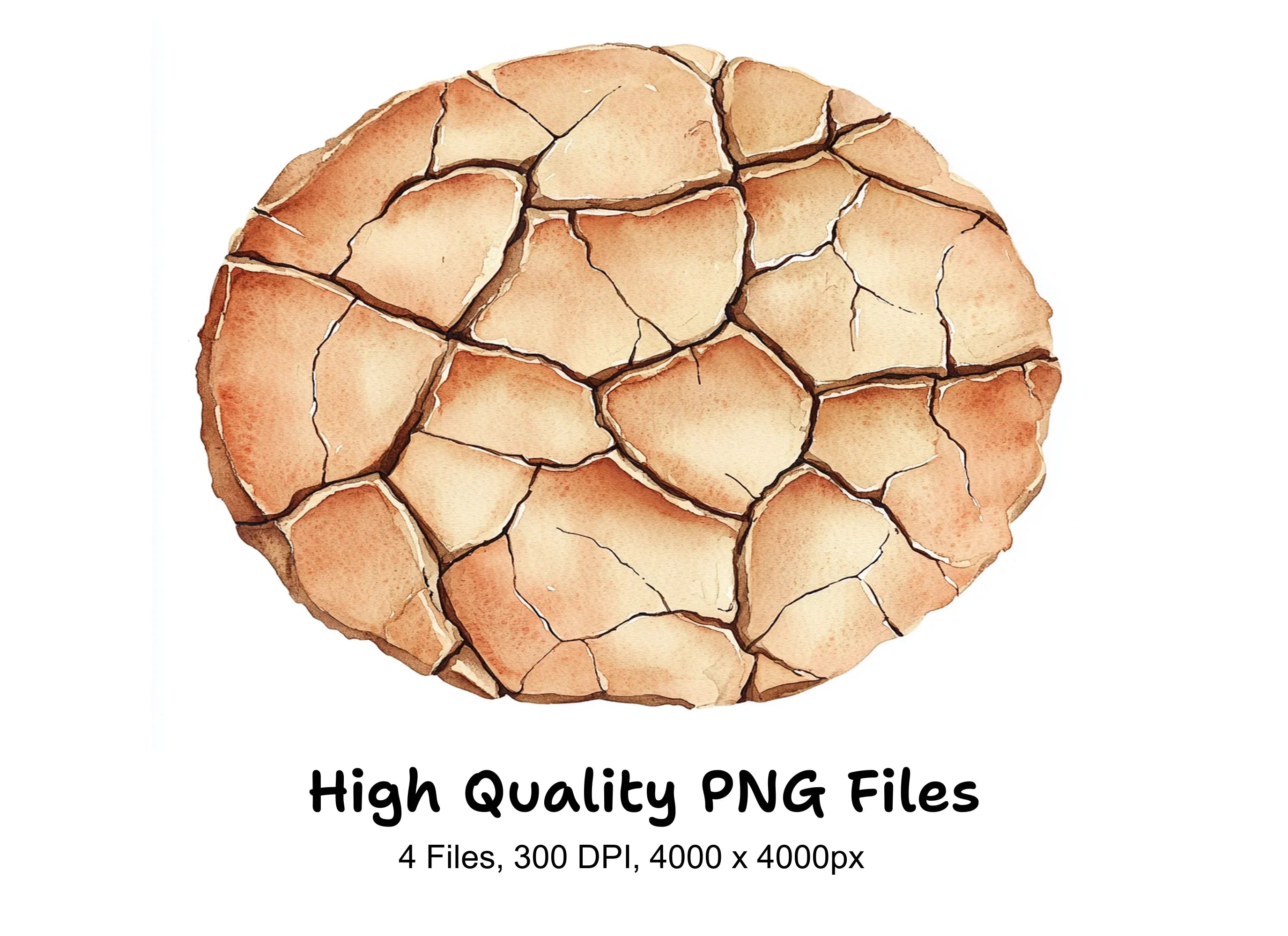 Cracked Earth Clipart Bundle