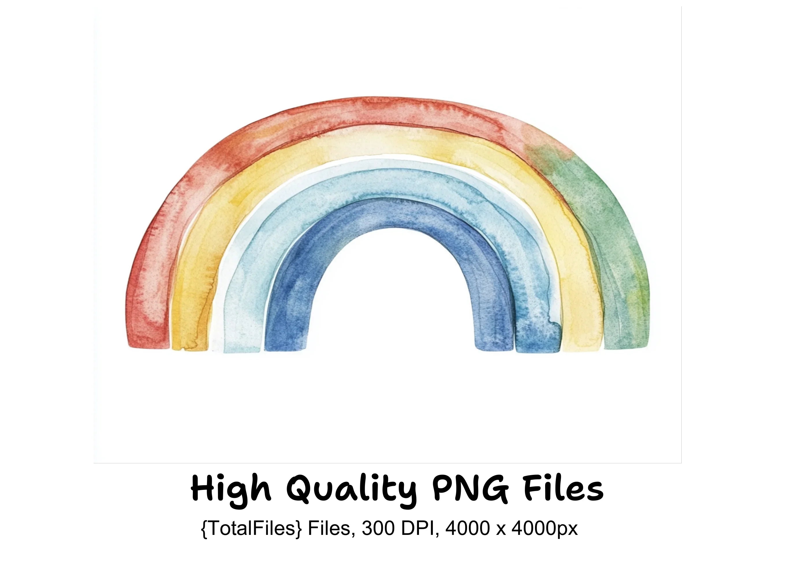 Rainbow Clipart Bundle