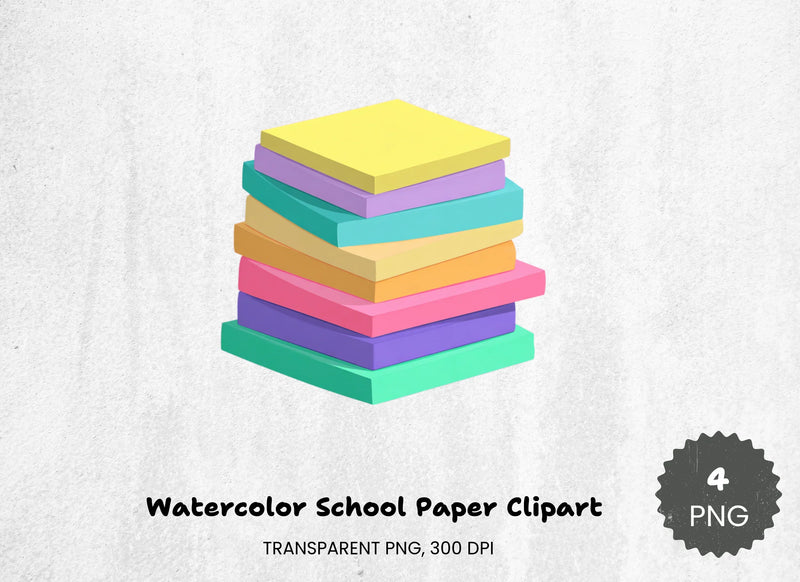 School Paper Clipart Bundle - CraftNest - Digital Crafting and Art