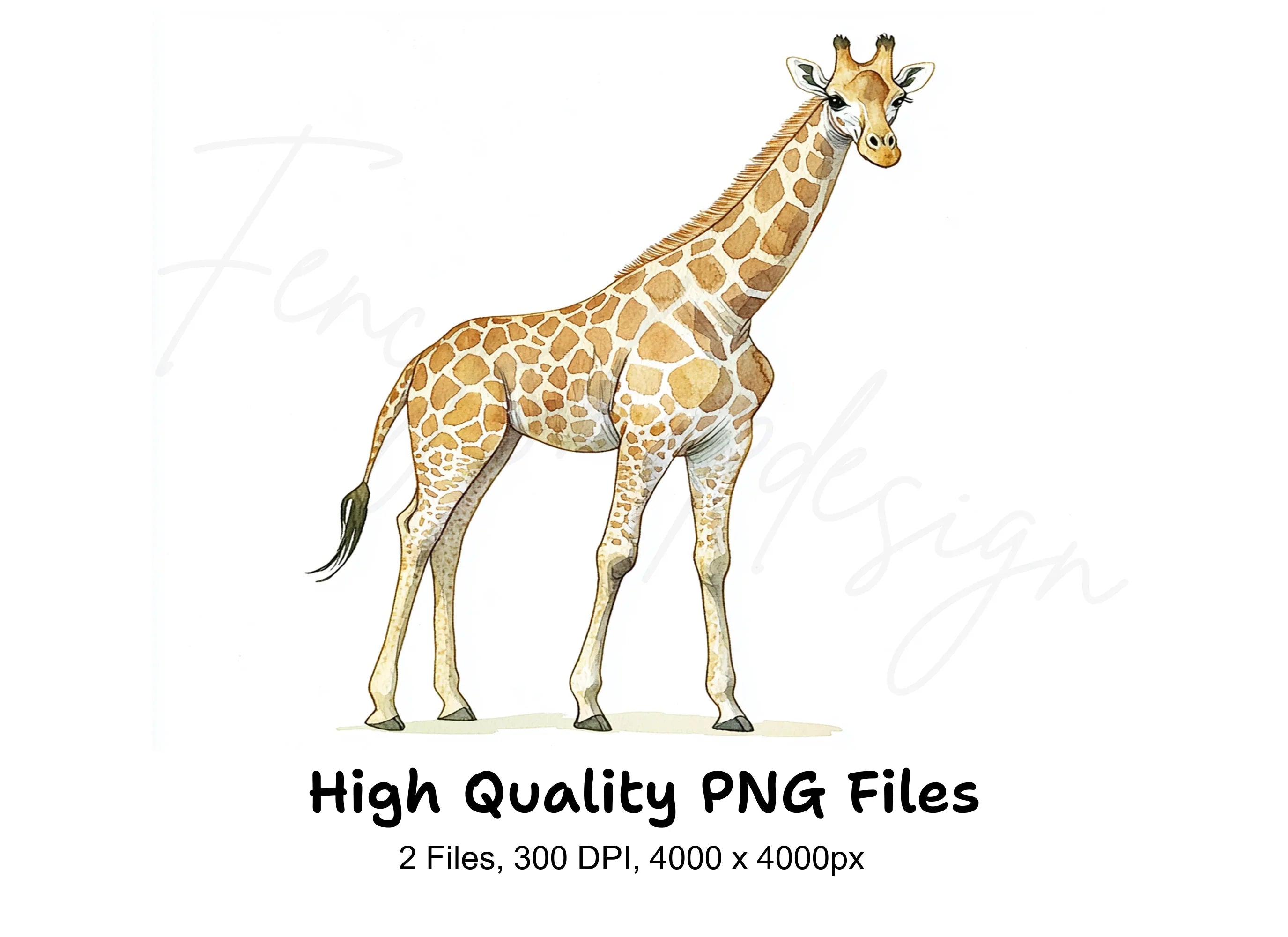 Giraffe Clipart Bundle