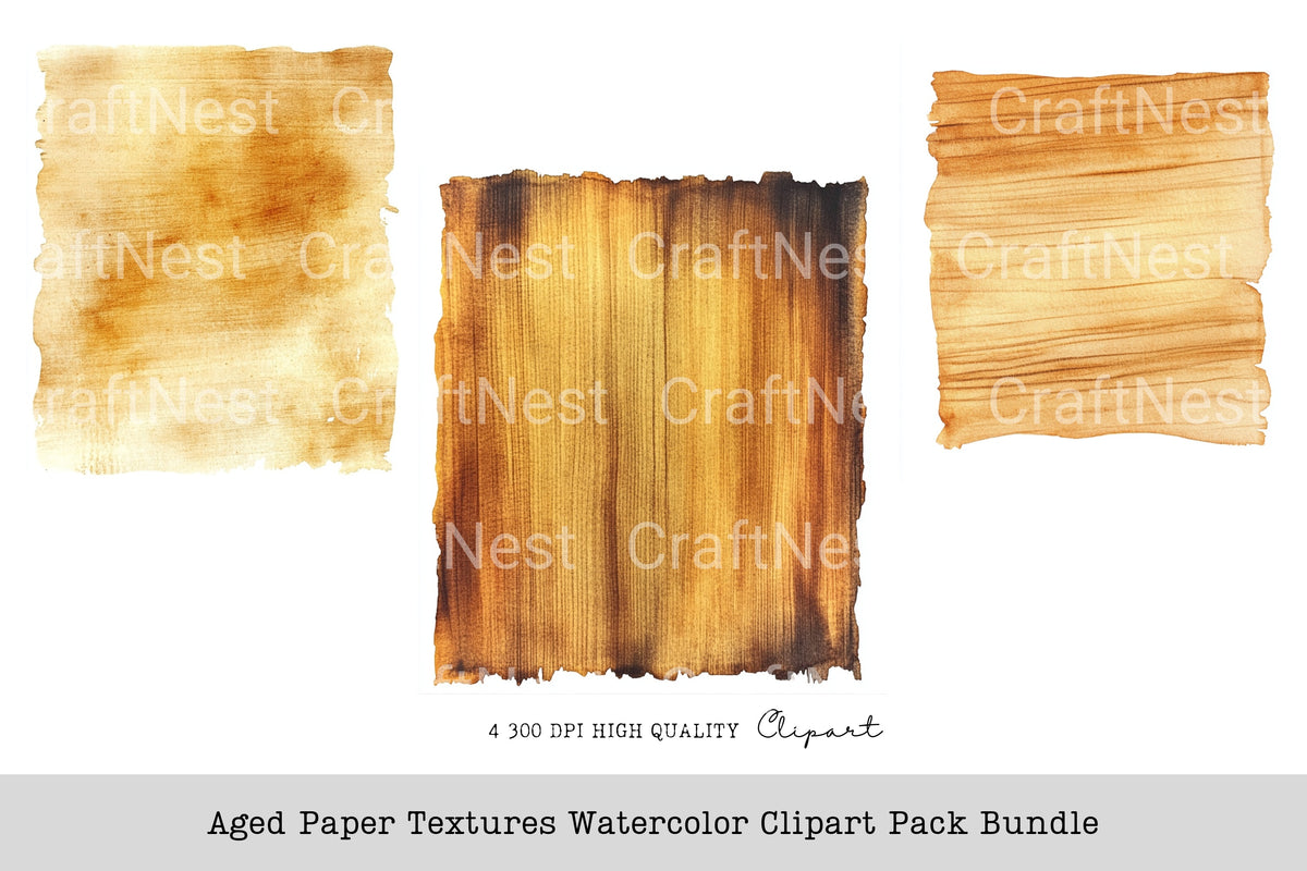 Aged Textures Clipart Bundle