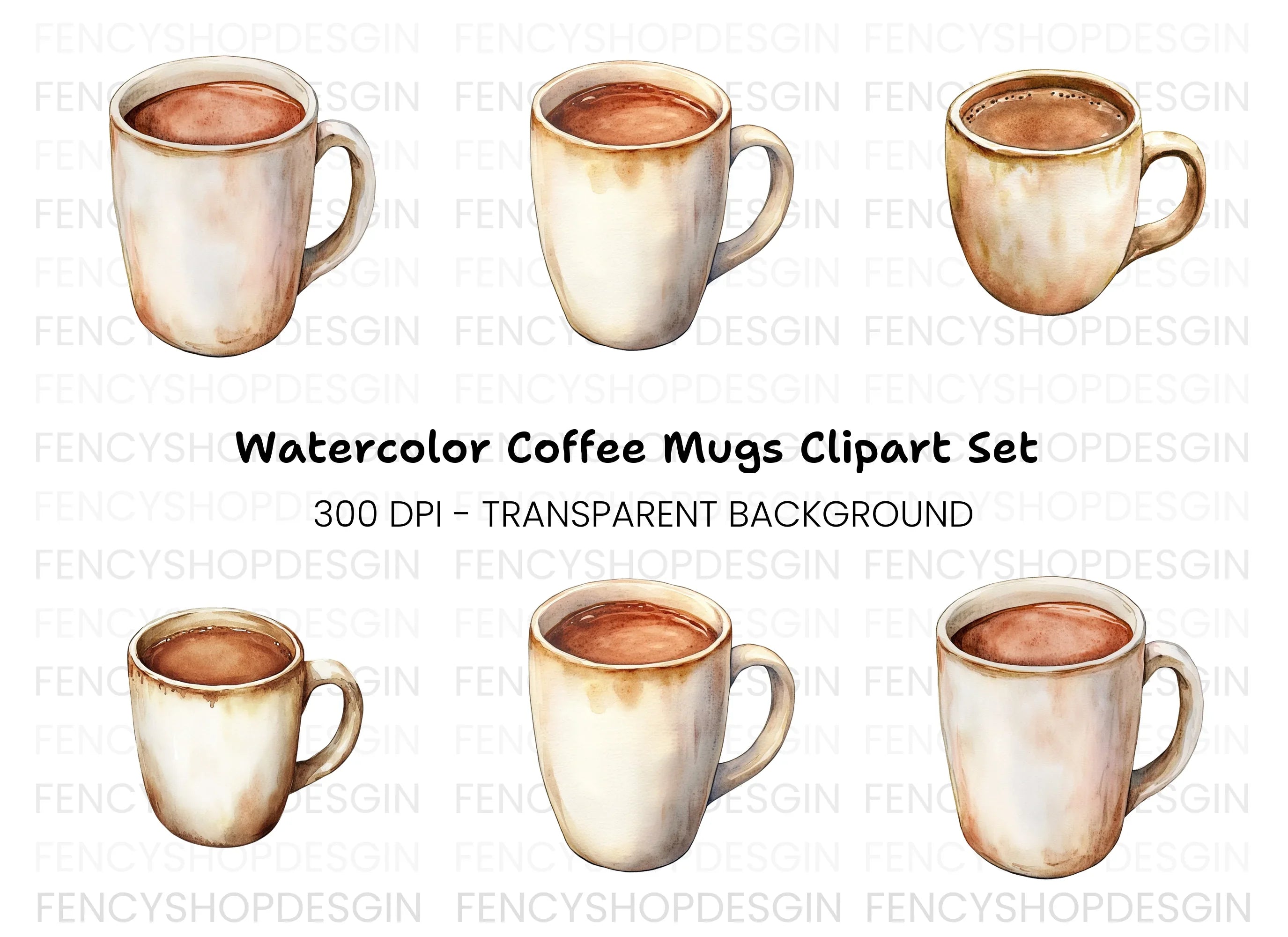 Hot Chocolate Clipart Bundle