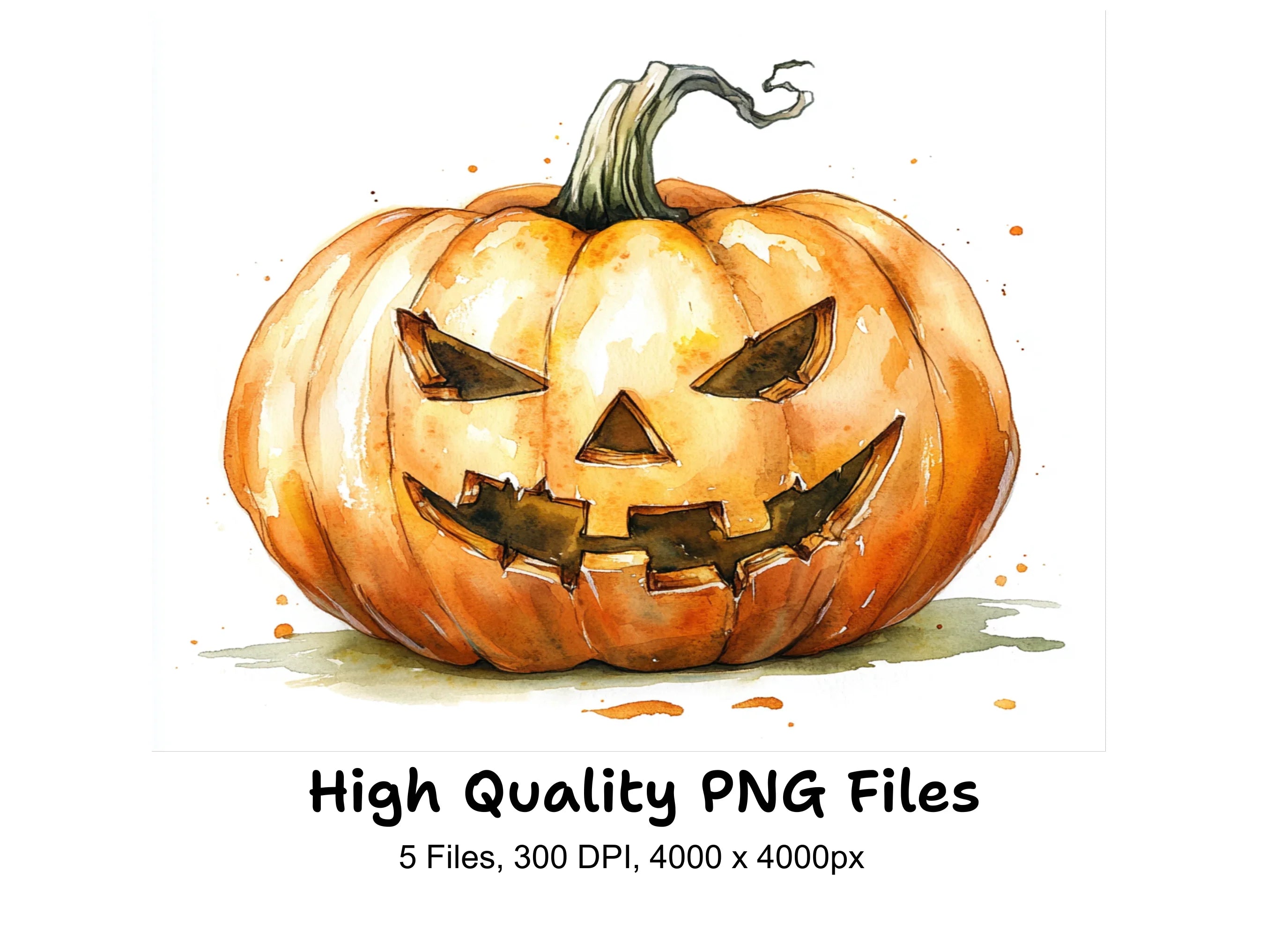 Halloween Pumpkin Clipart Bundle