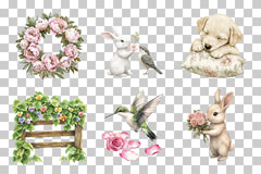 Cozy Love & Cute Animals Clipart Bundle - CraftNest - Digital Crafting and Art