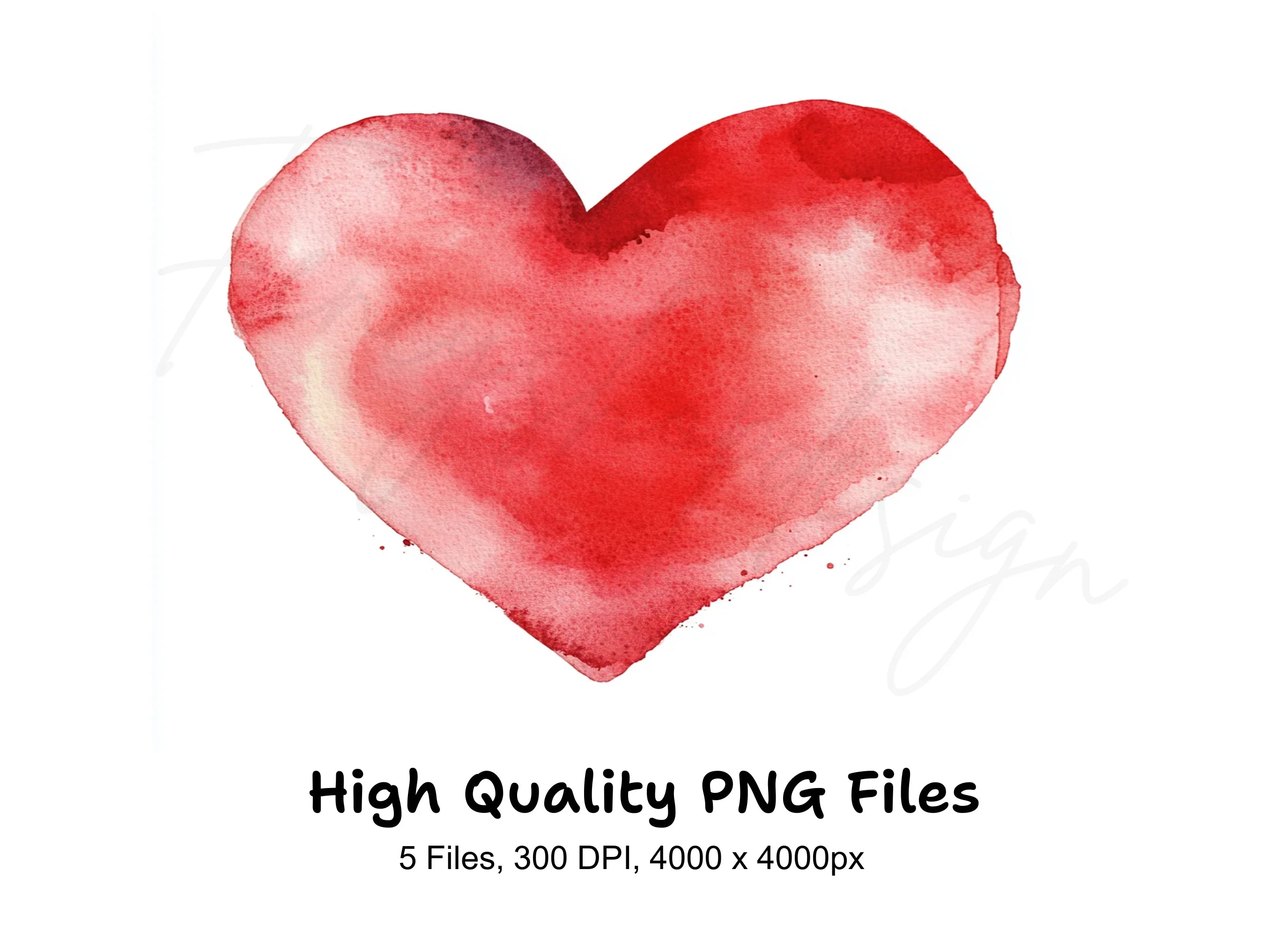 Lovely Heart Clipart Bundle