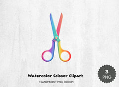 Scissor Clipart Bundle for Creative Projects - CraftNest - Digital Crafting and Art