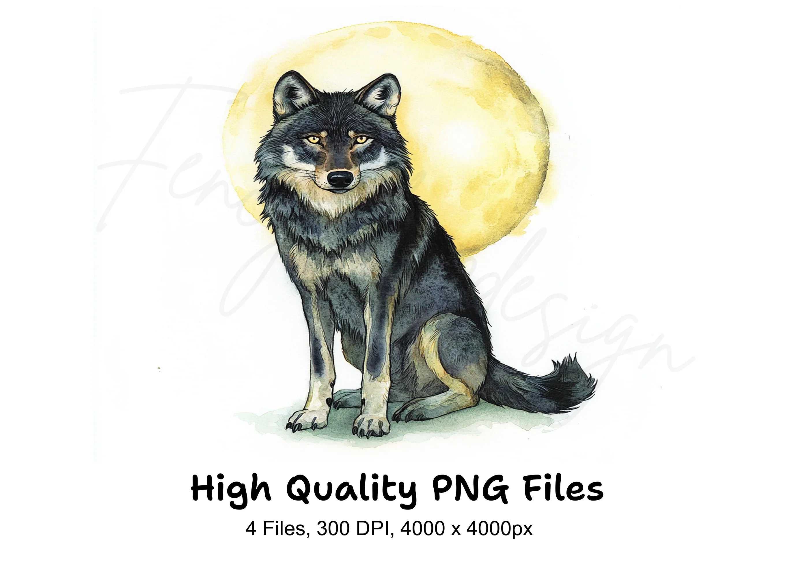 Wolf Clipart Bundle