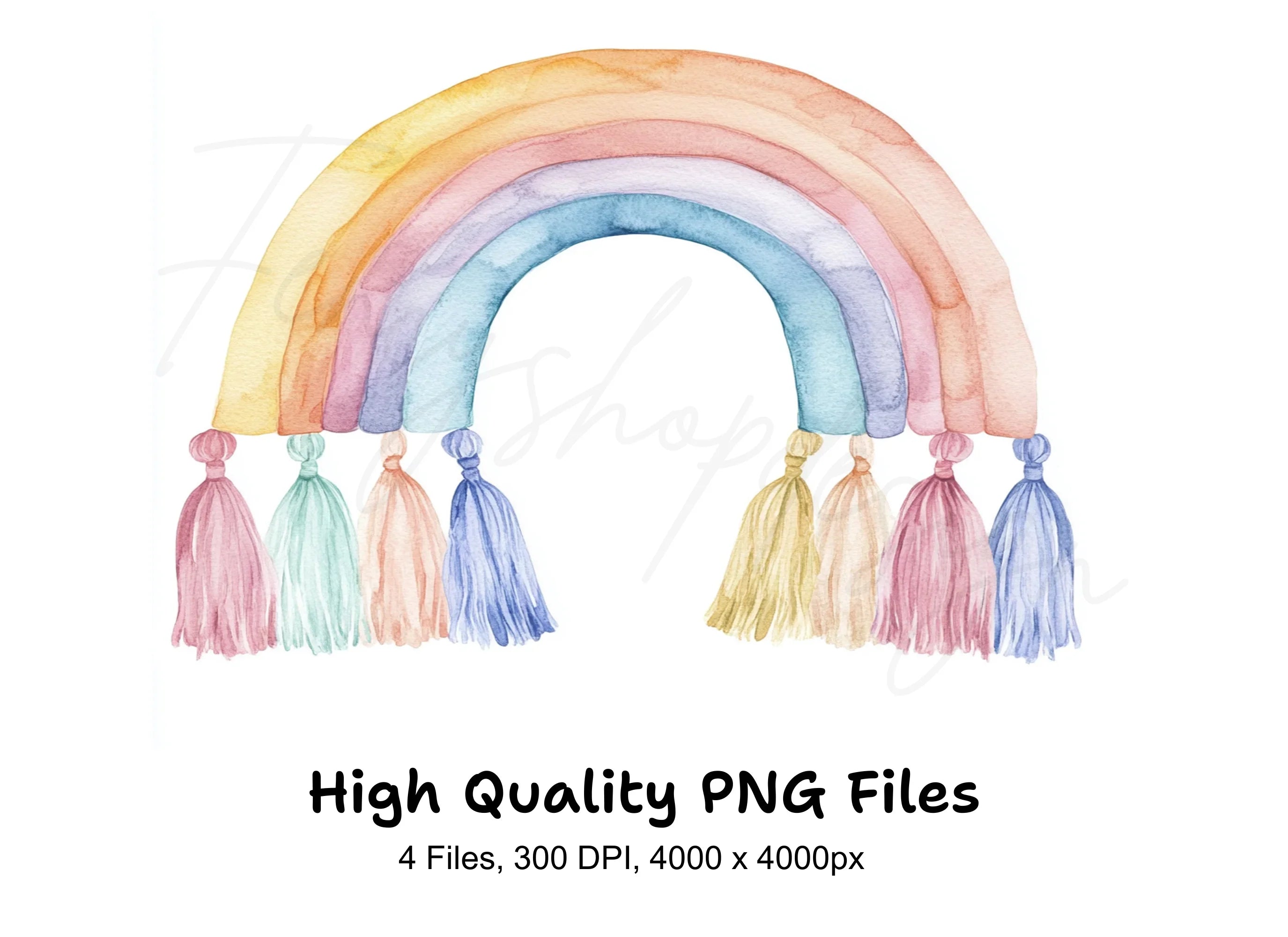 Rainbow Clipart Bundle