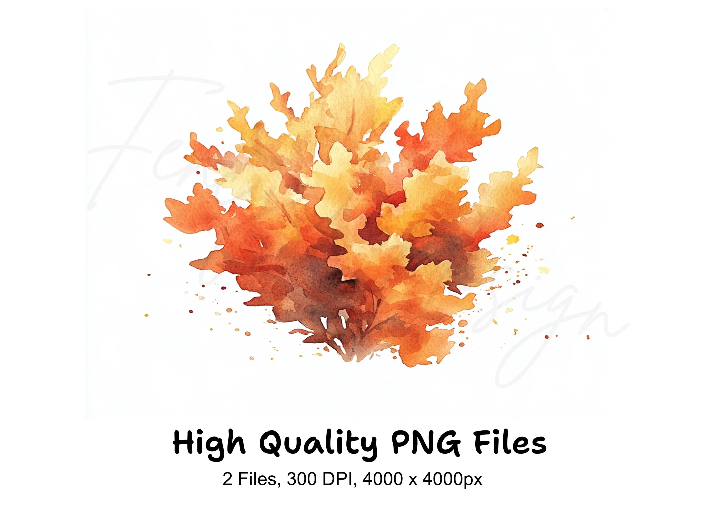 Autumn Leaves Clipart Bundle