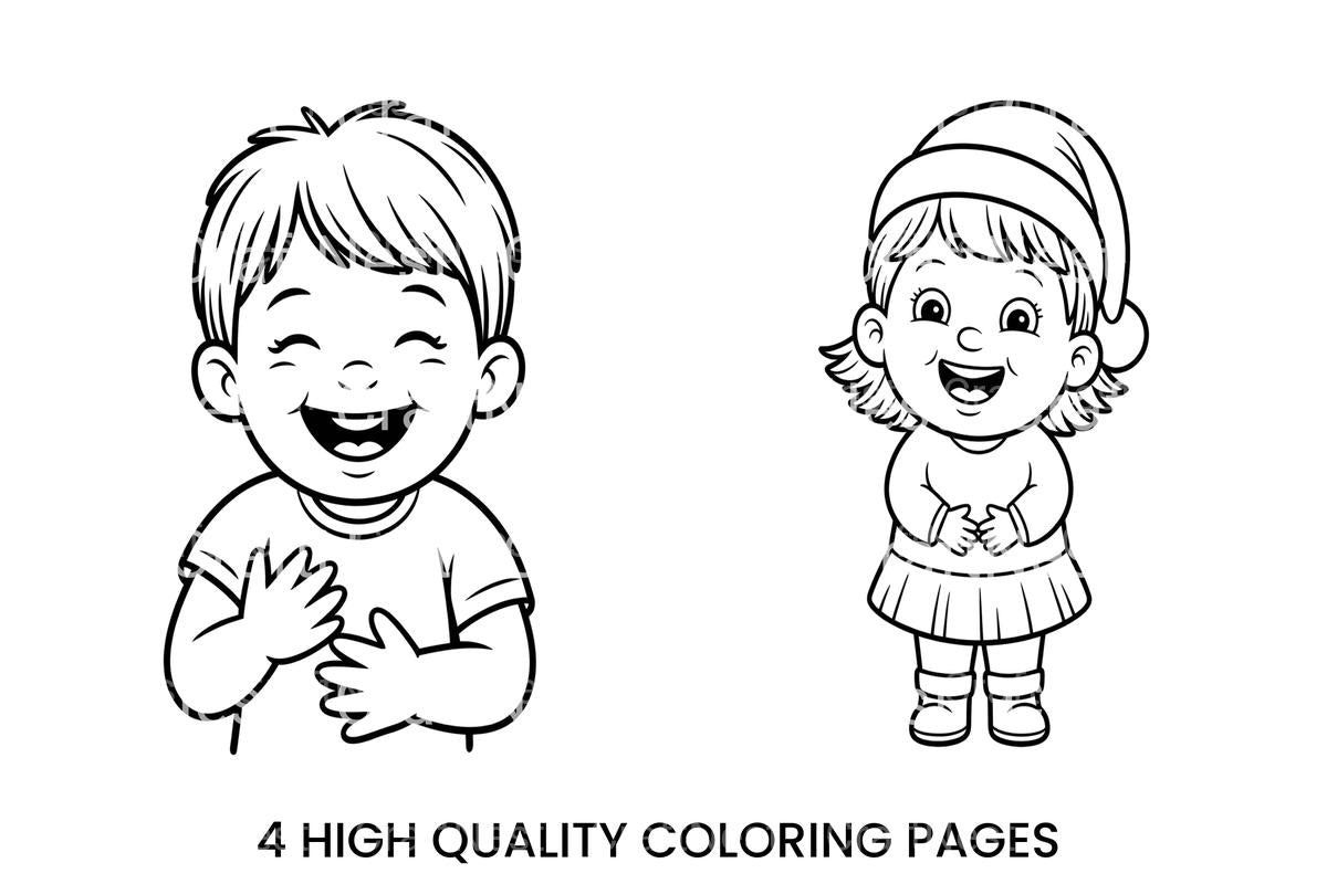 Kids Showing Love Coloring Books