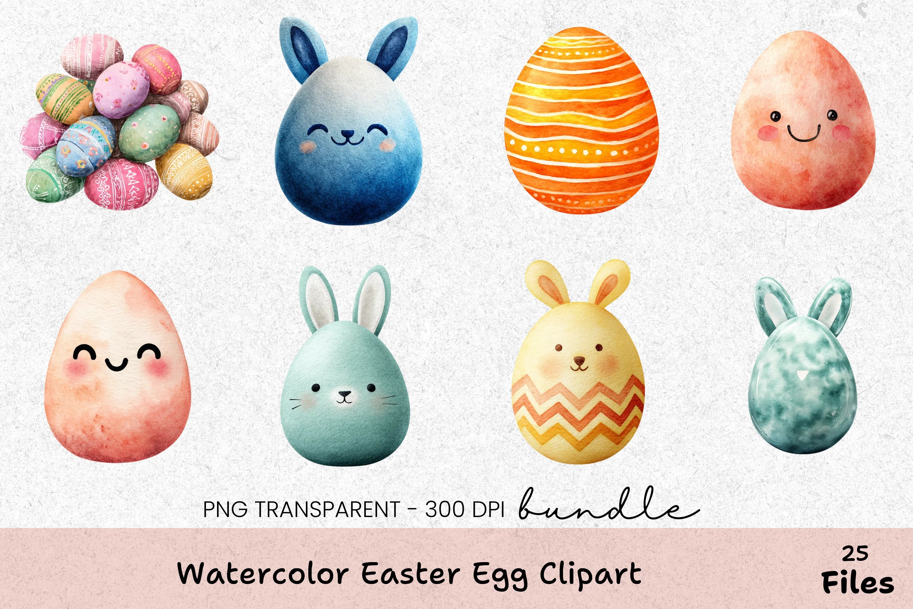 Easter Egg Clipart Bundle Etb359 - CraftNest - Digital Crafting and Art