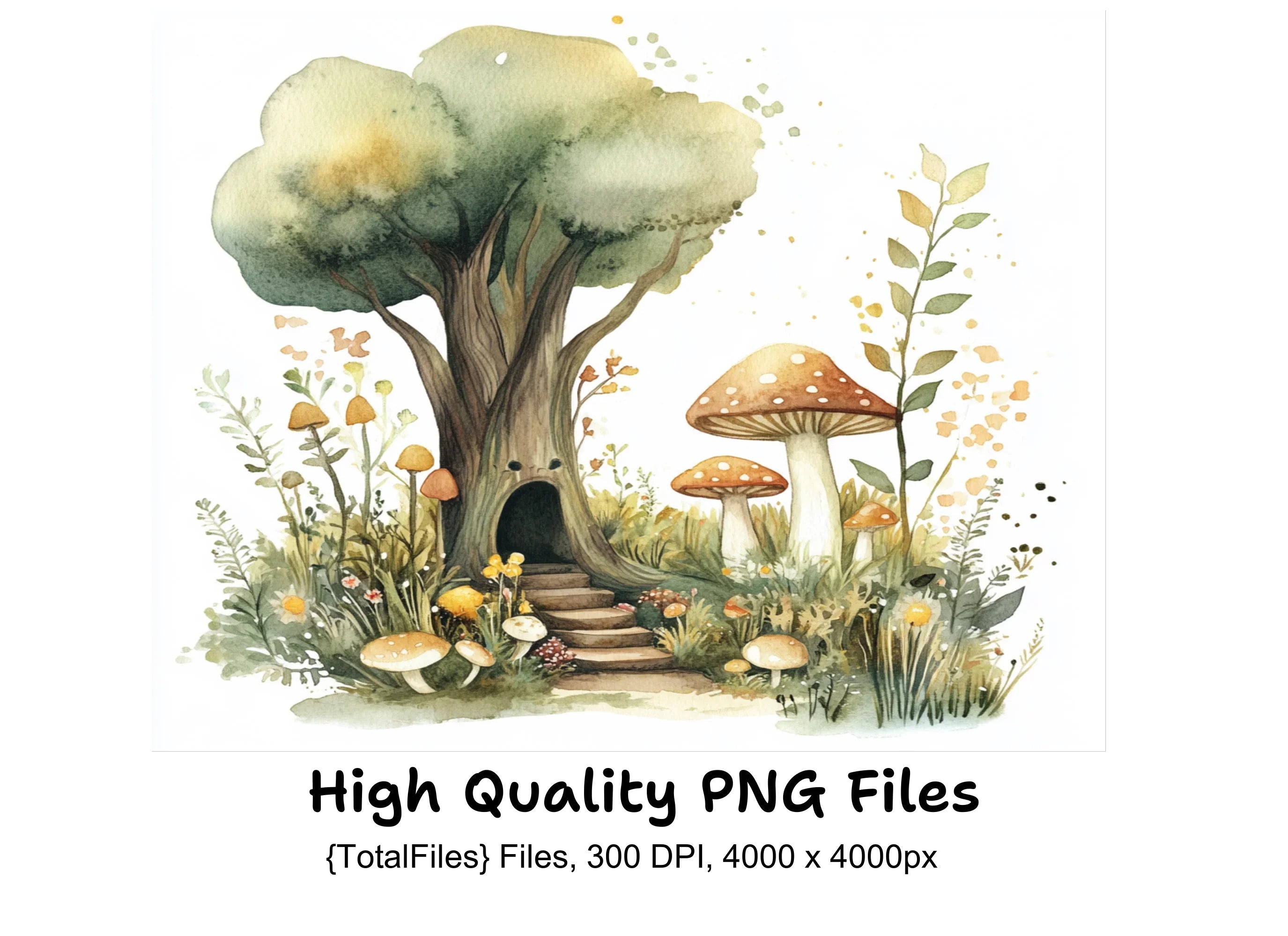 Enchanted Forest Clipart Bundle