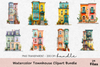 Townhouse Clipart Bundle - Etb 408