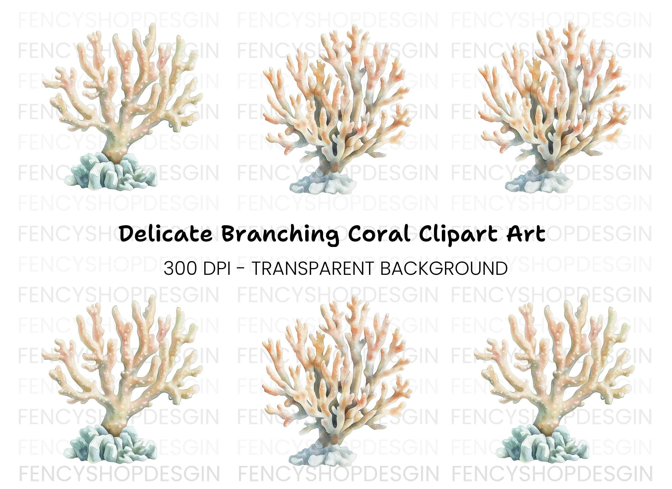 Coral Reef Clipart Bundle